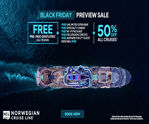 Norwegian Cruise Line 50% Off, Free Gratuities - Special cruise offer